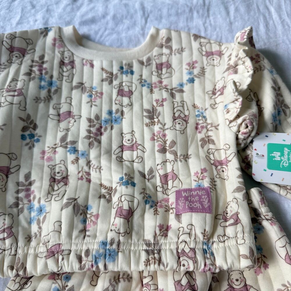 Disney Baby Winnie the Pooh Jogger Set Size 24m NWT - Picture 2 of 5